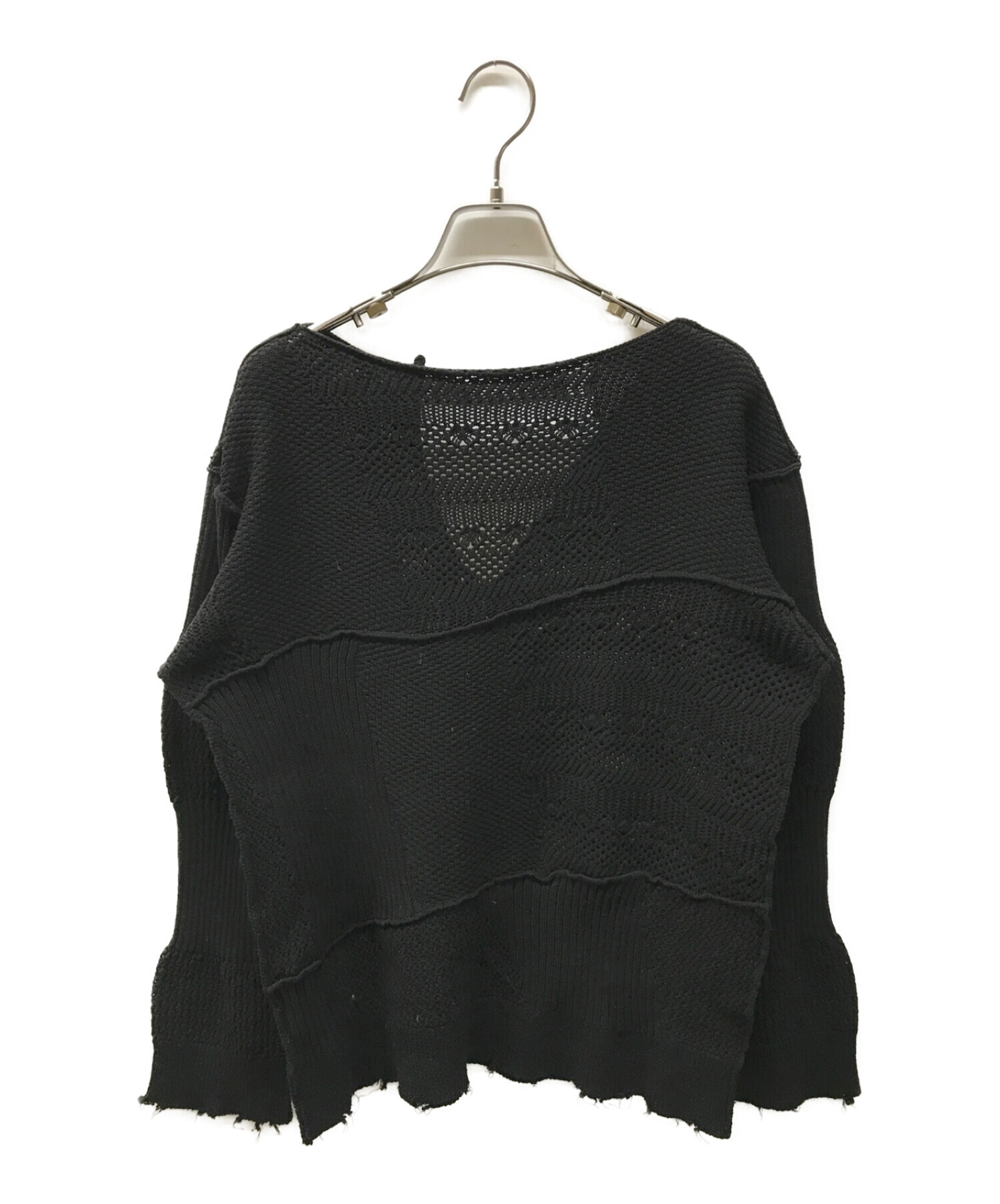 perverze /パーバーズ patch knit top