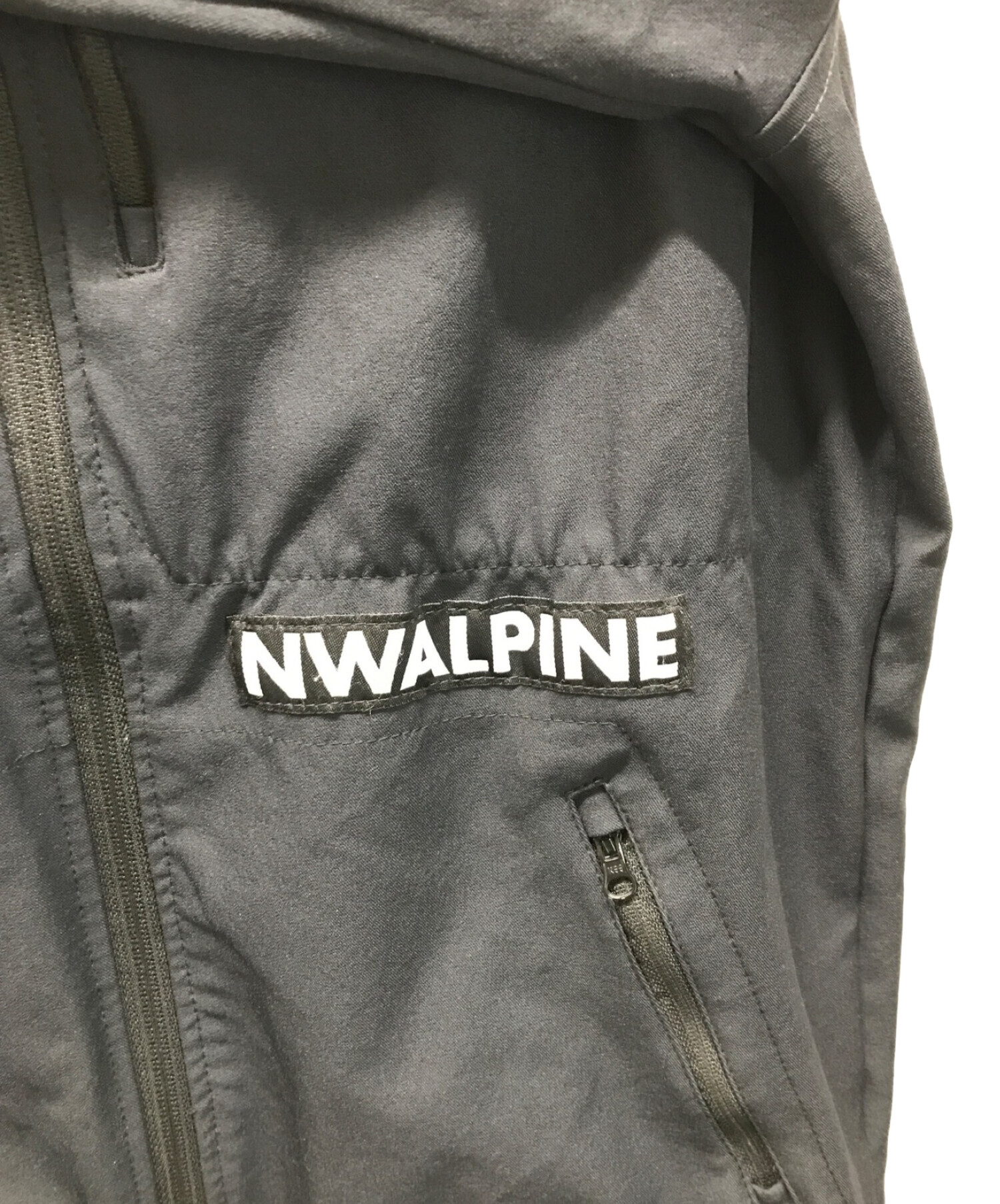 NW ALPINE (ノースウエストアルパイン) ソフトシェルジャケット ブラック サイズ:M