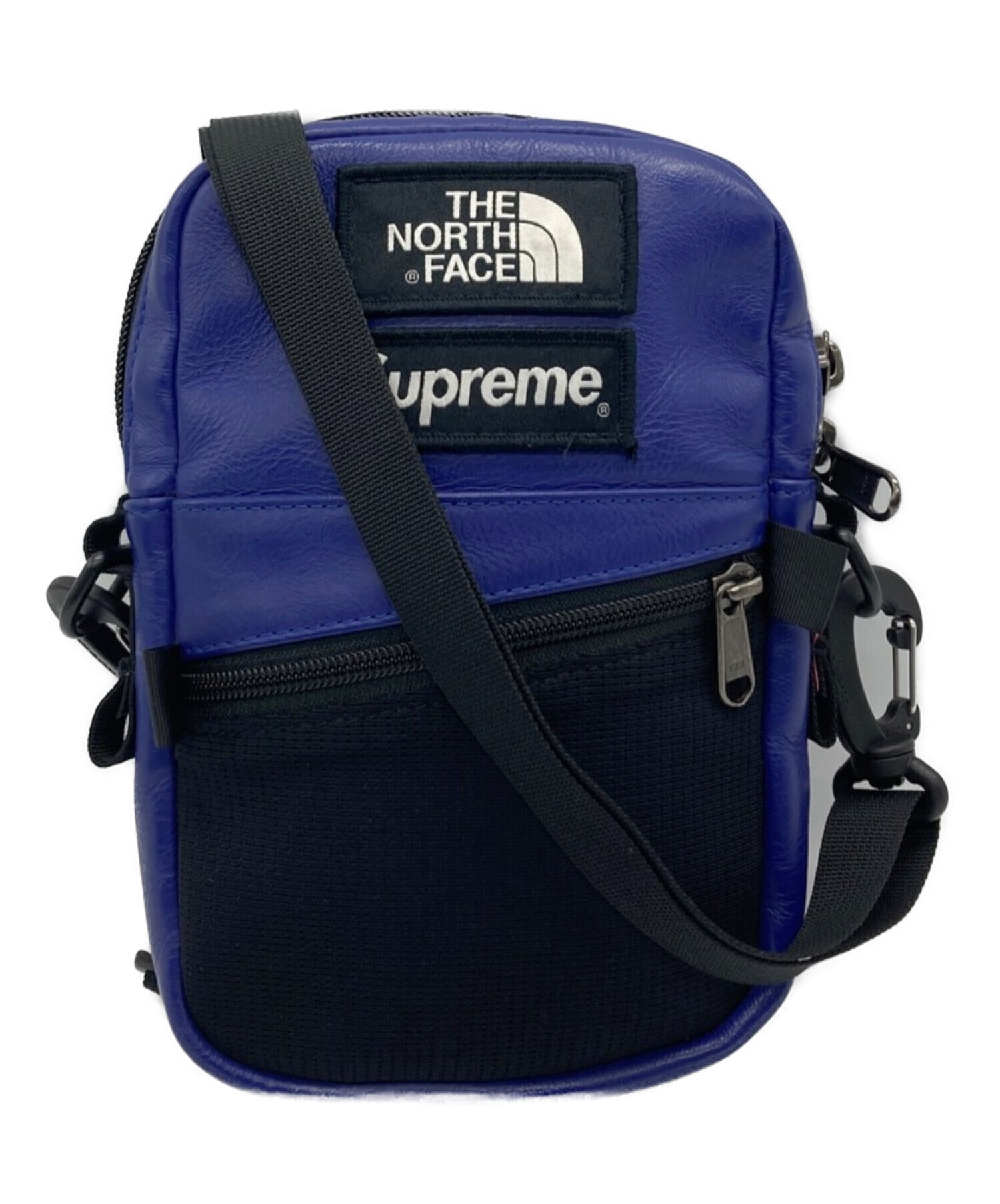 Supreme TNF leather shoulder bag