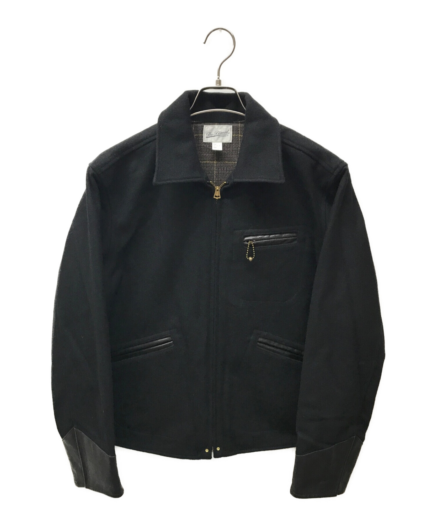 Blurred CLOTHING (ブラードクロージング) WOOL SPORTS JACKET ウールスポーツジャケット BLD034 ブラック  サイズ:38