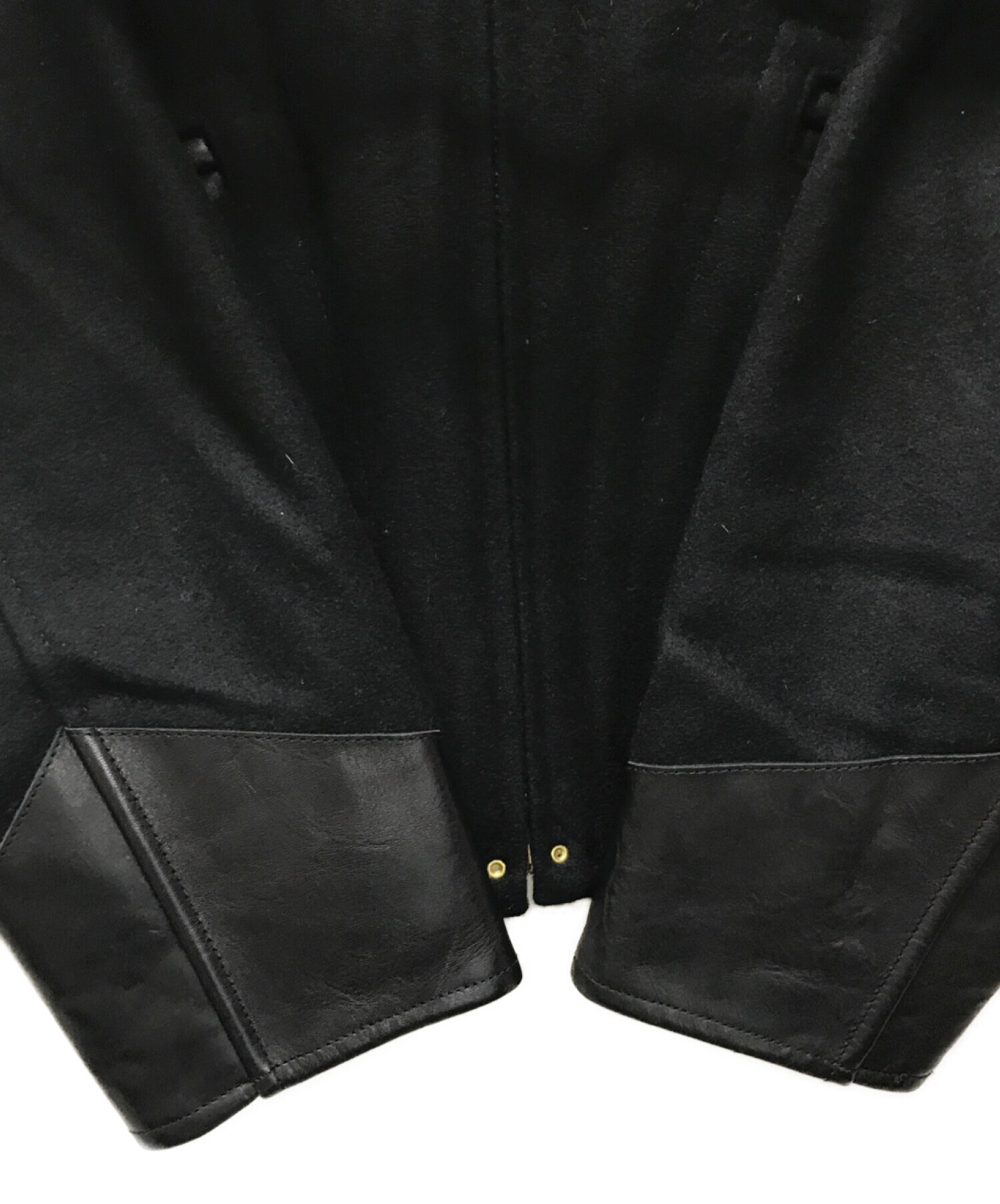 Blurred CLOTHING (ブラードクロージング) WOOL SPORTS JACKET ウールスポーツジャケット BLD034 ブラック  サイズ:38