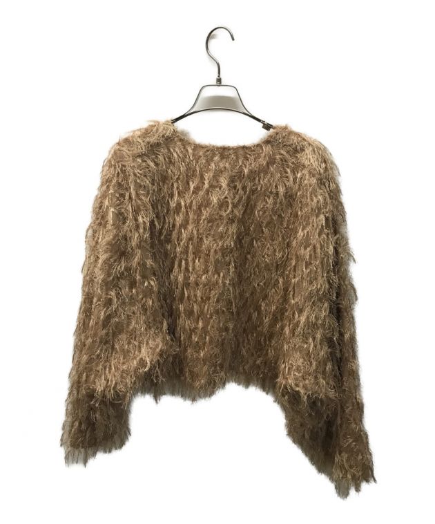 中古・古着通販】CLANE (クラネ) CROSS FRINGE BOLERO ベージュ サイズ  