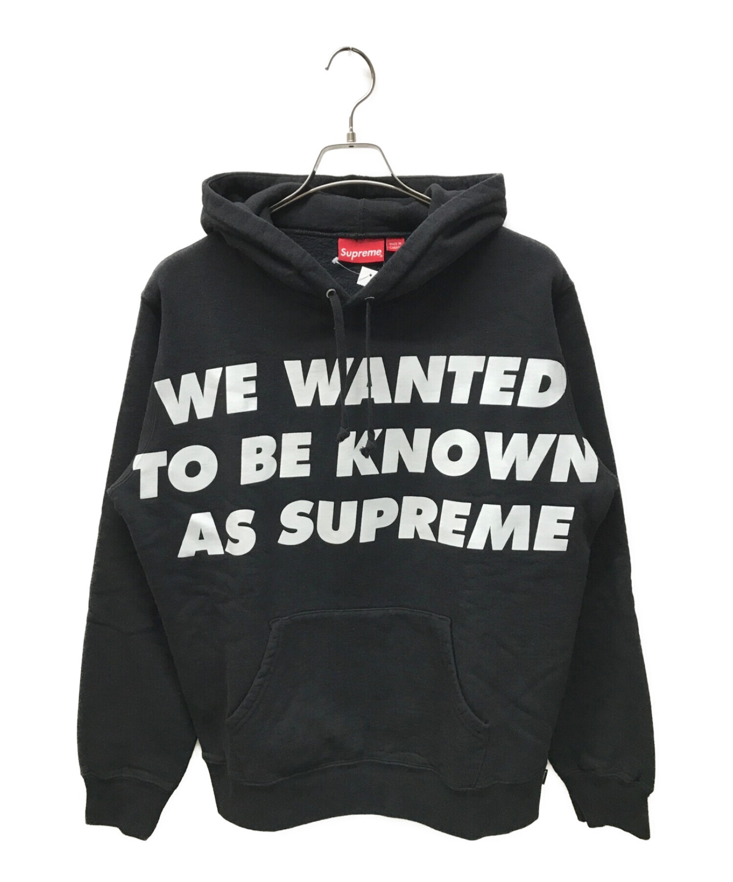 SUPREME (シュプリーム) Known As Hooded Sweatshirt ブラック サイズ:M