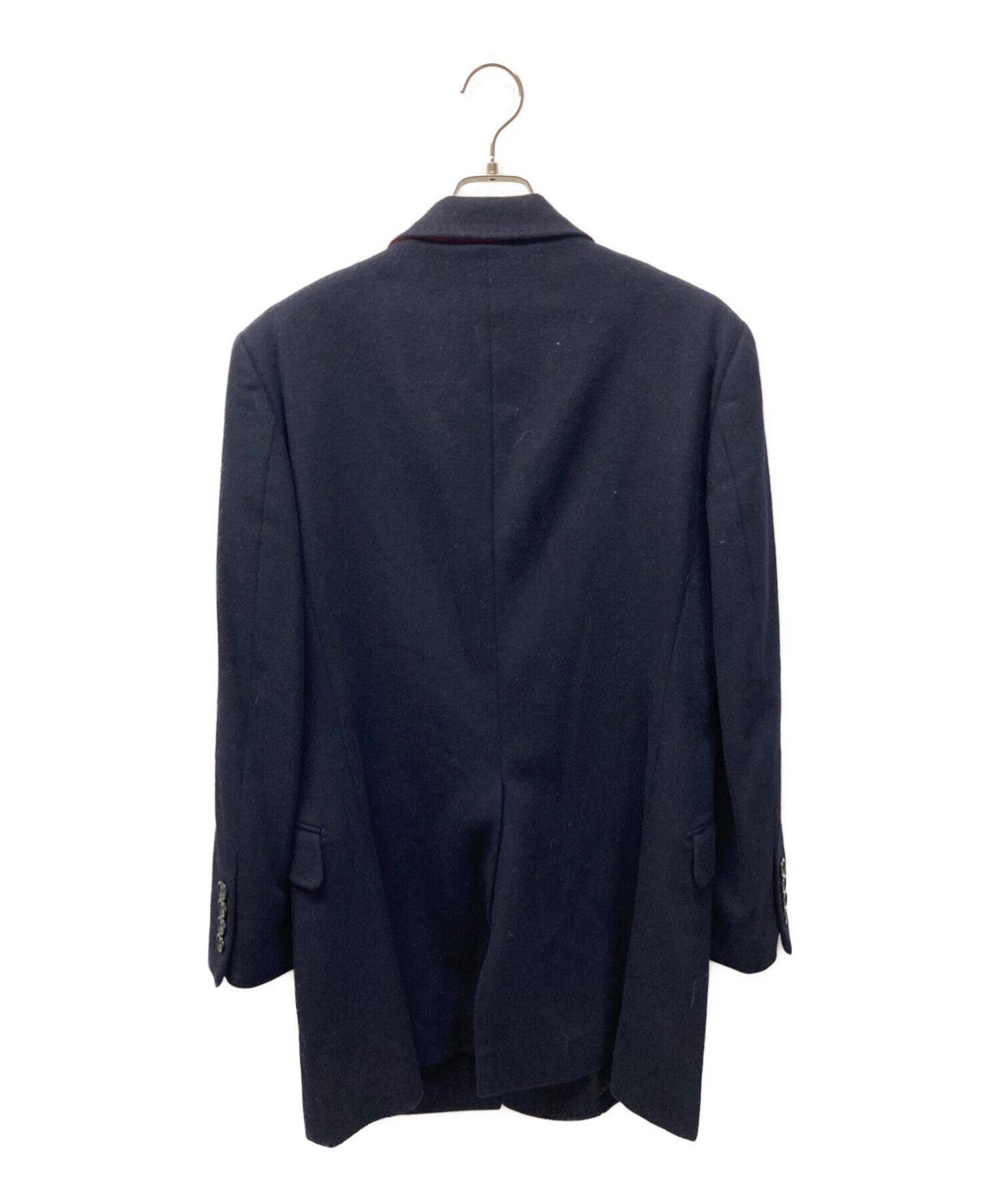 バーバリーブラックレーベル ウールコート Mサイズ 紺色   ブルゾン