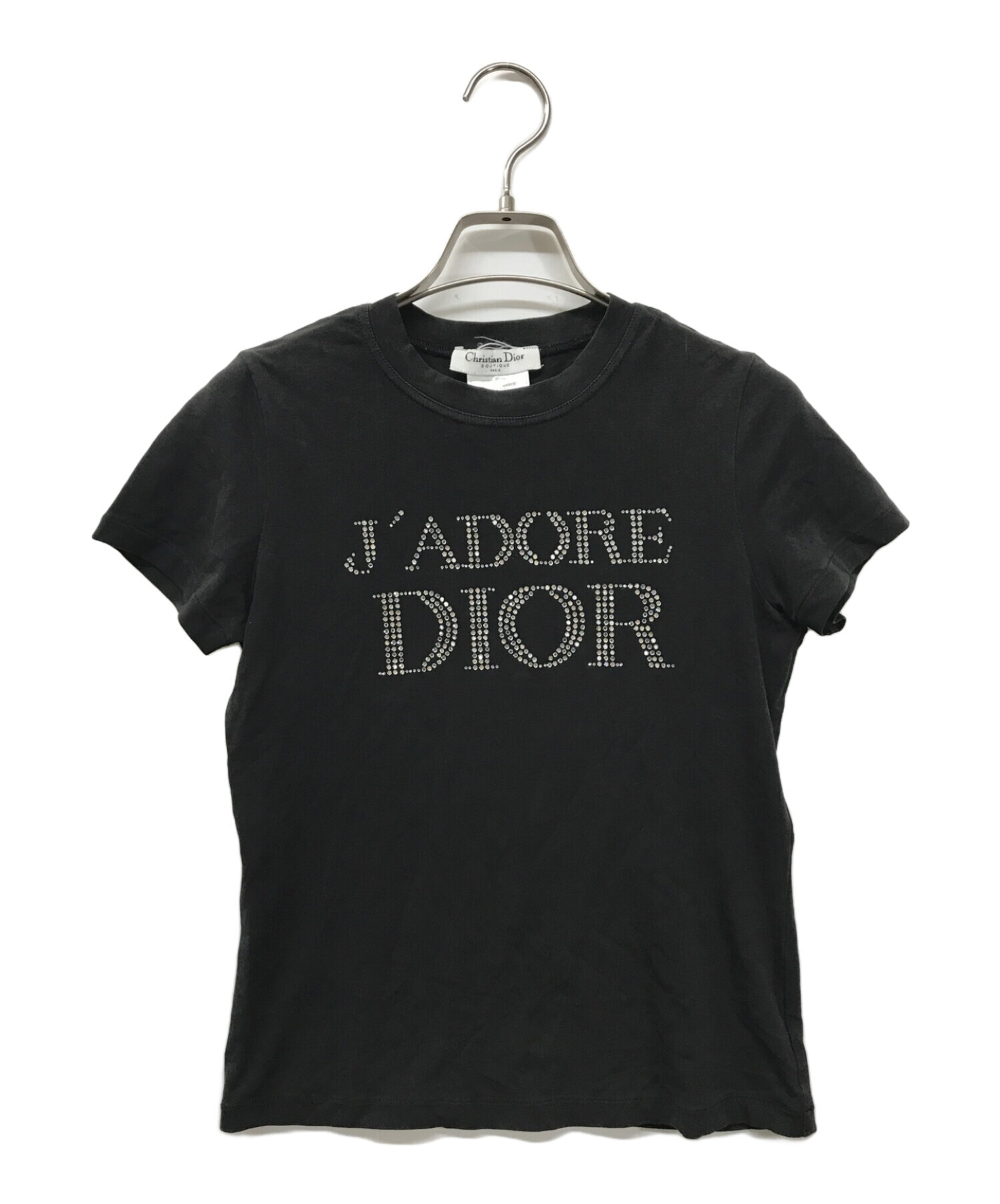 shopYzトップスChristian Diorクリスチャンディオール Tシャツ ラインストーン S