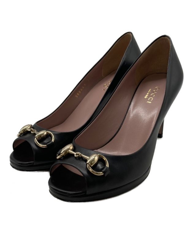 中古・古着通販】GUCCI (グッチ) ホースビットパンプス ハイヒール 