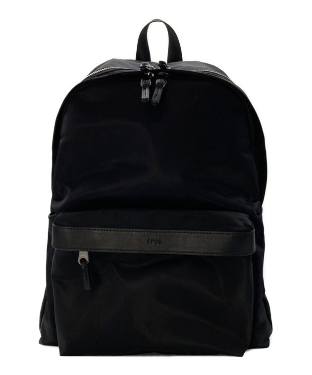 EPOR ブラック リュック・バックパック ROPE EPOR ブラック リュック ROPÉ(ロペ) / 【E'POR】【A4/PC対応・撥