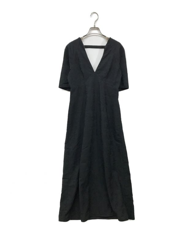 中古・古着通販】mame kurogouchi Floral Jacquard V-Neck Dress mame  
