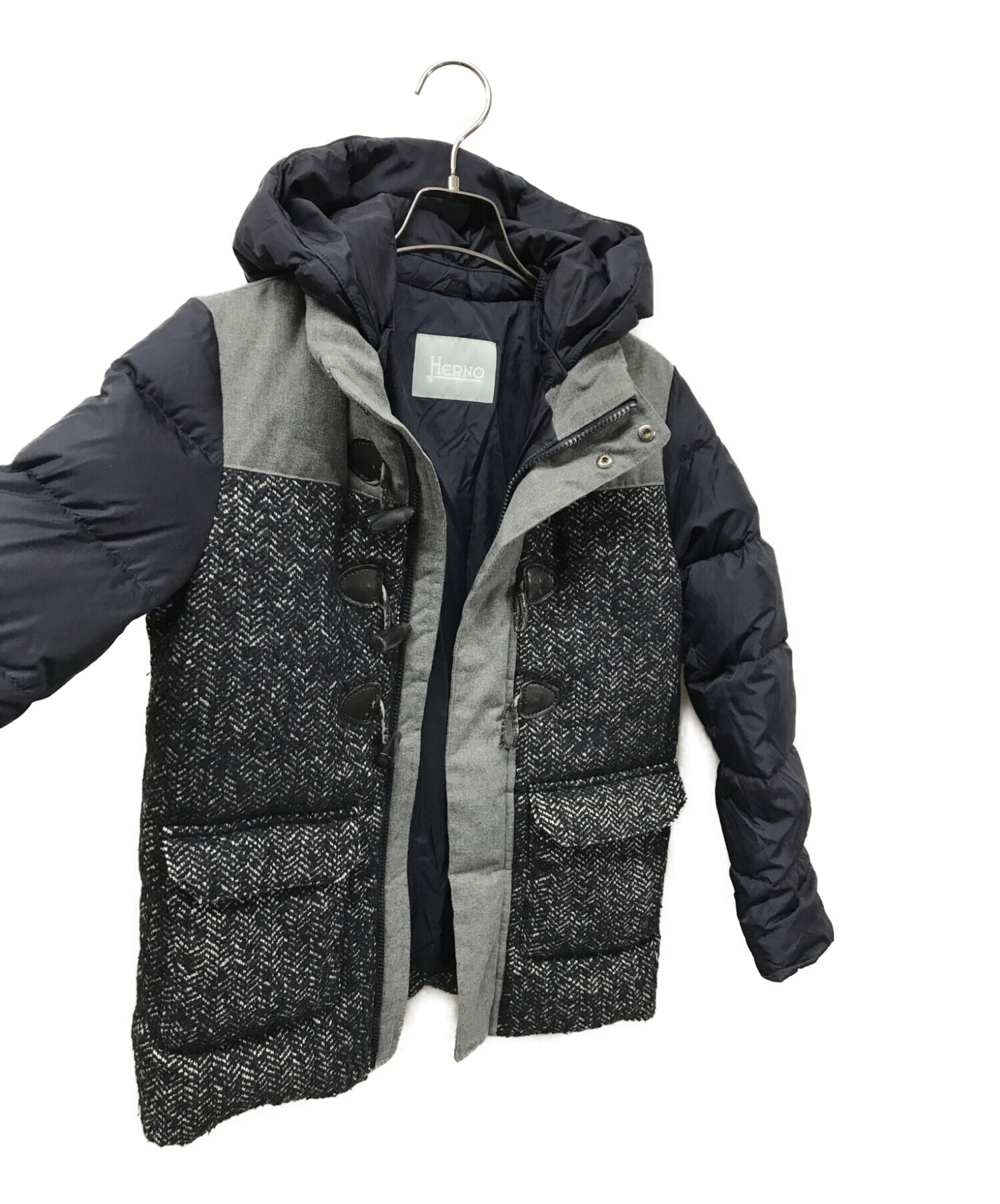中古・古着通販】HERNO (ヘルノ) 切替 ダウンコート ダッフルダウン  
