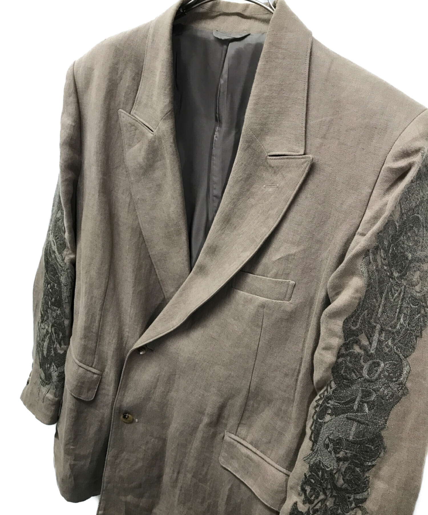 Doublet カオス刺繍 リネン セットアップ