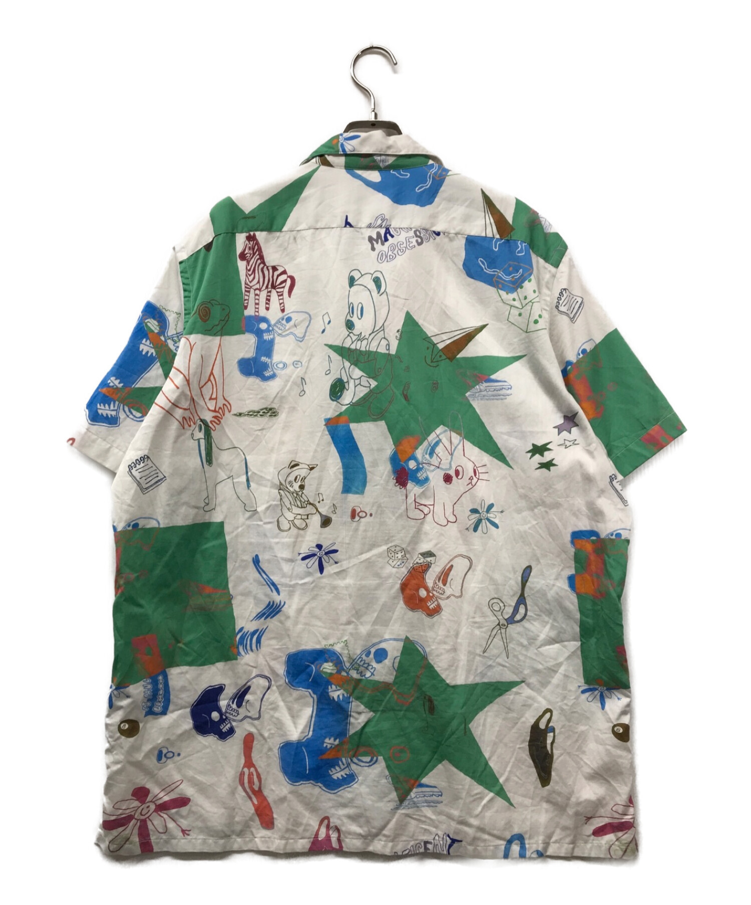 ポールスミス 半袖シャツ オープンカラー シャツ 開襟シャツ 総