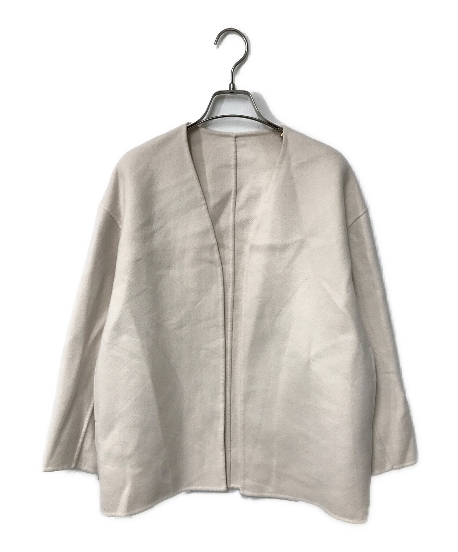 23区MANTECO リバーショートコートノーカラー