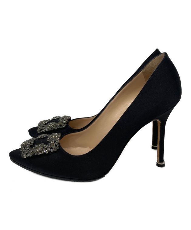 中古・古着通販】Manolo Blahnik (マノロブラニク) ビジューパンプス 