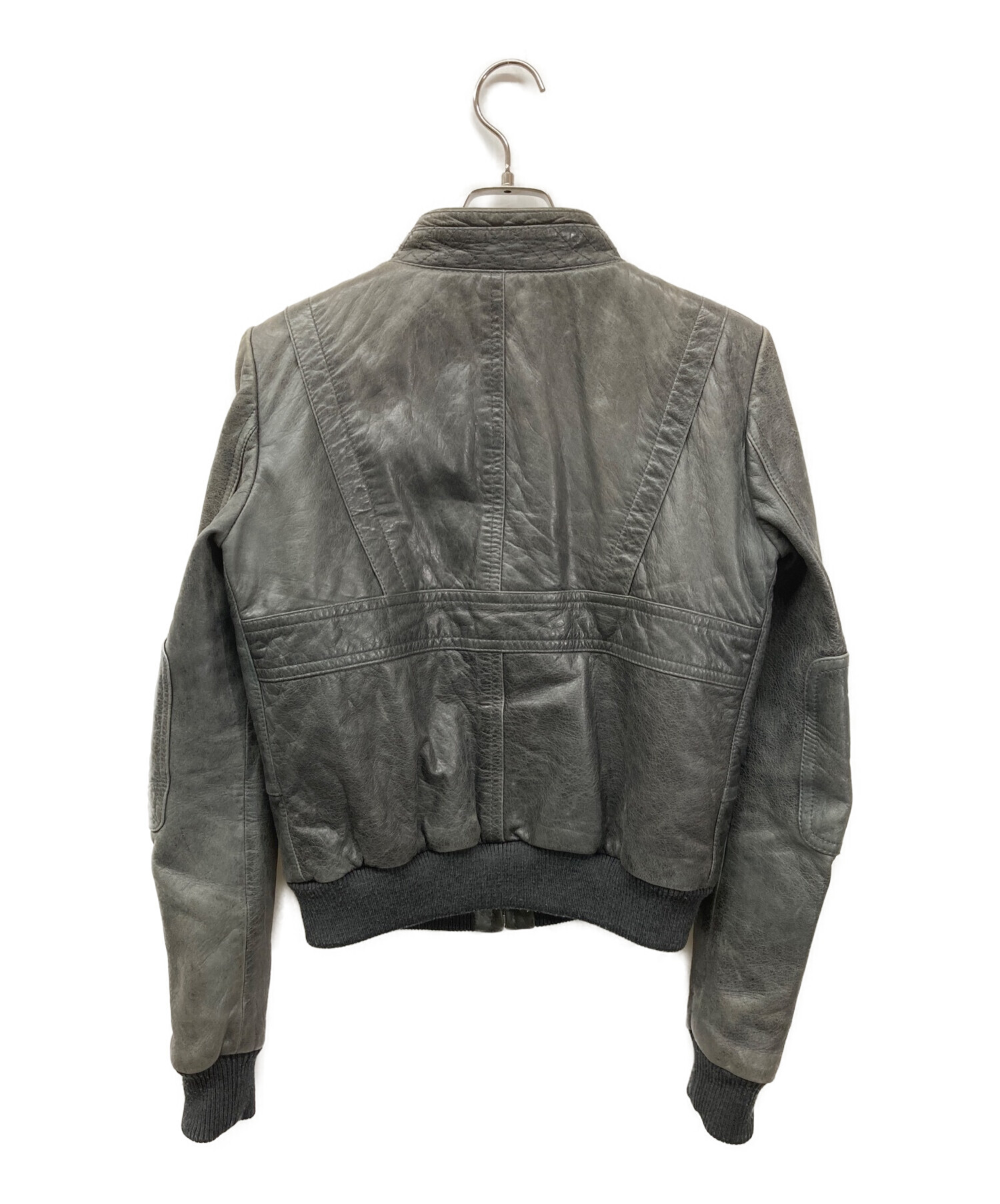 BALENCIAGA ラムレザーライダース 38