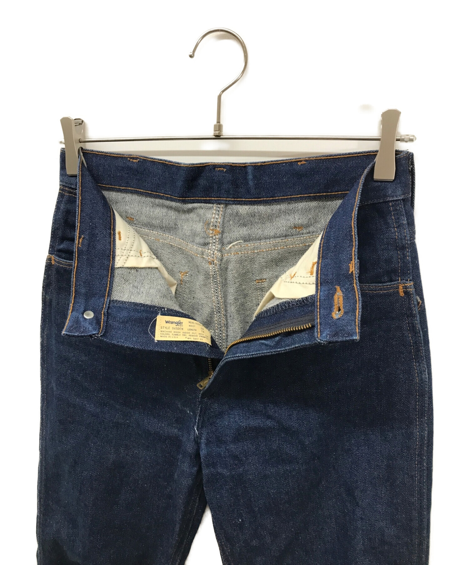 ラングラー 近い Wrangler 70s フレアデニム USA製 TALON W28