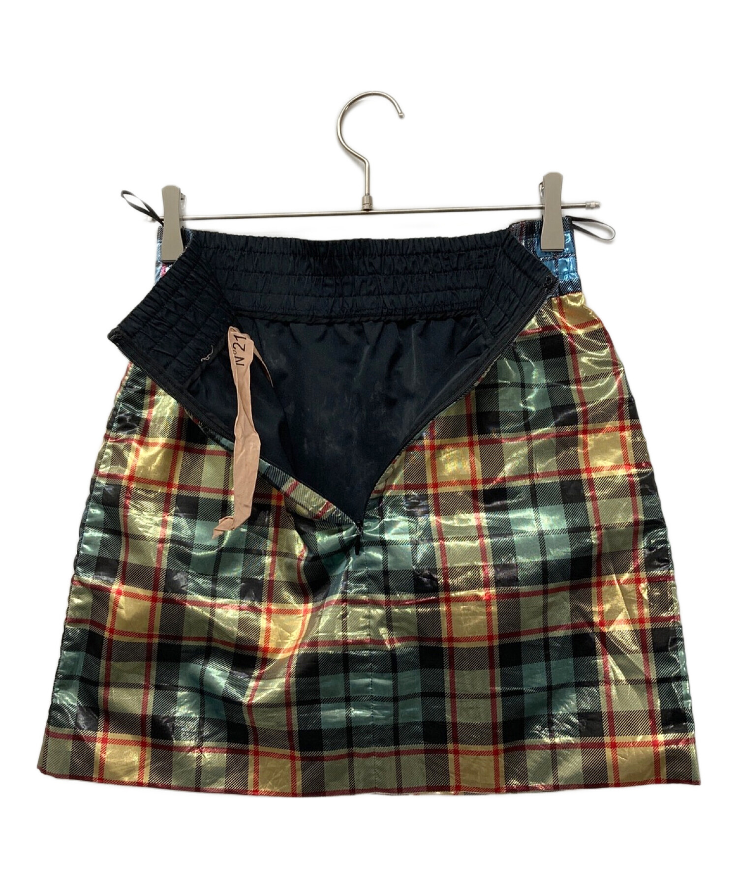 中古・古着通販】N°21 (ヌメロヴェントゥーノ) チェックサイドジップ  