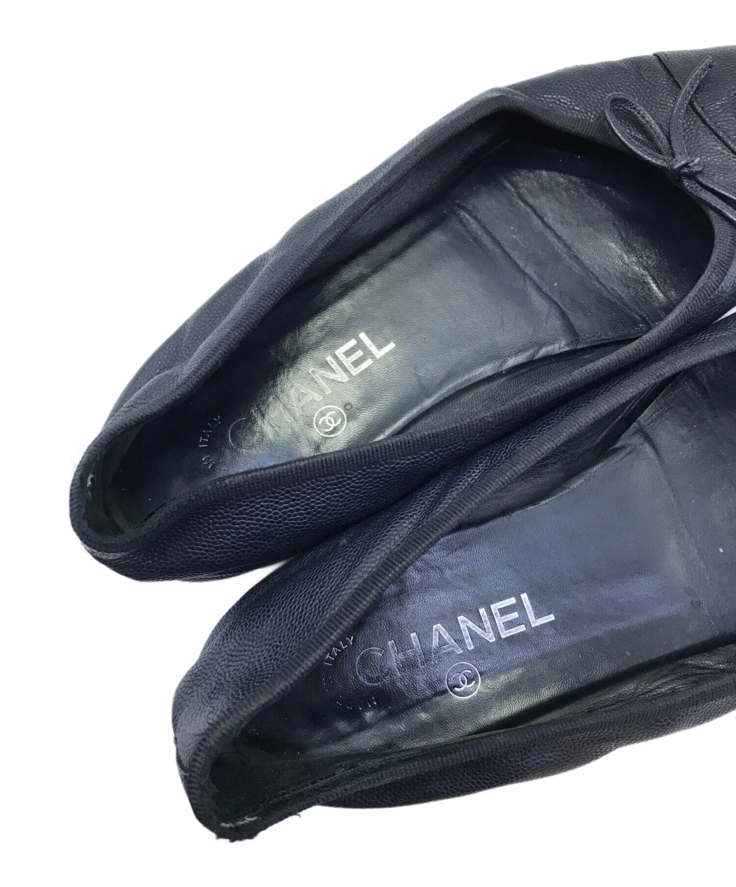 中古・古着通販】CHANEL (シャネル) ココマーク バレリーナシューズ 