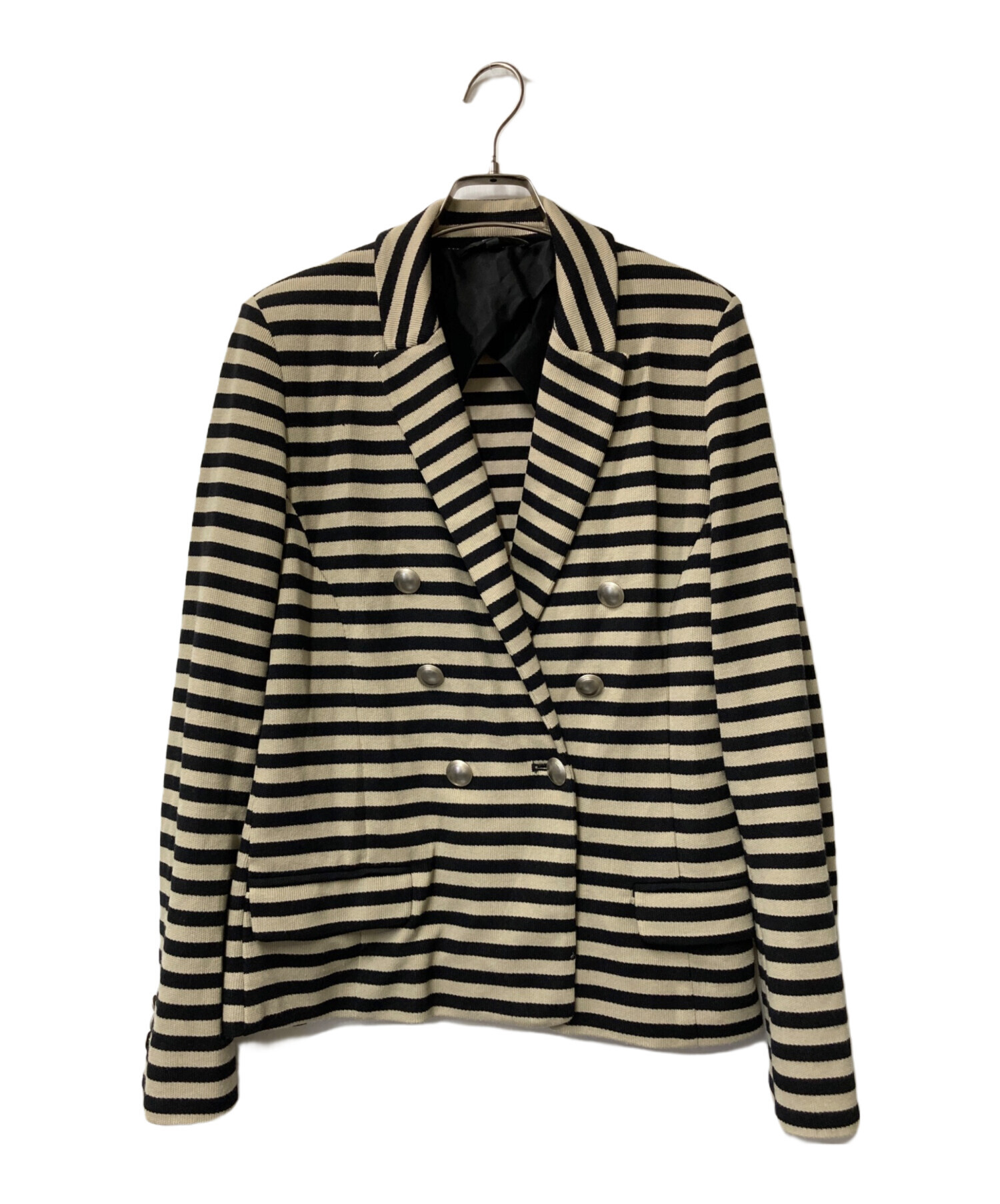 中古・古着通販】WEEKEND Max Mara ボーダーダブルジャケット Weekend 