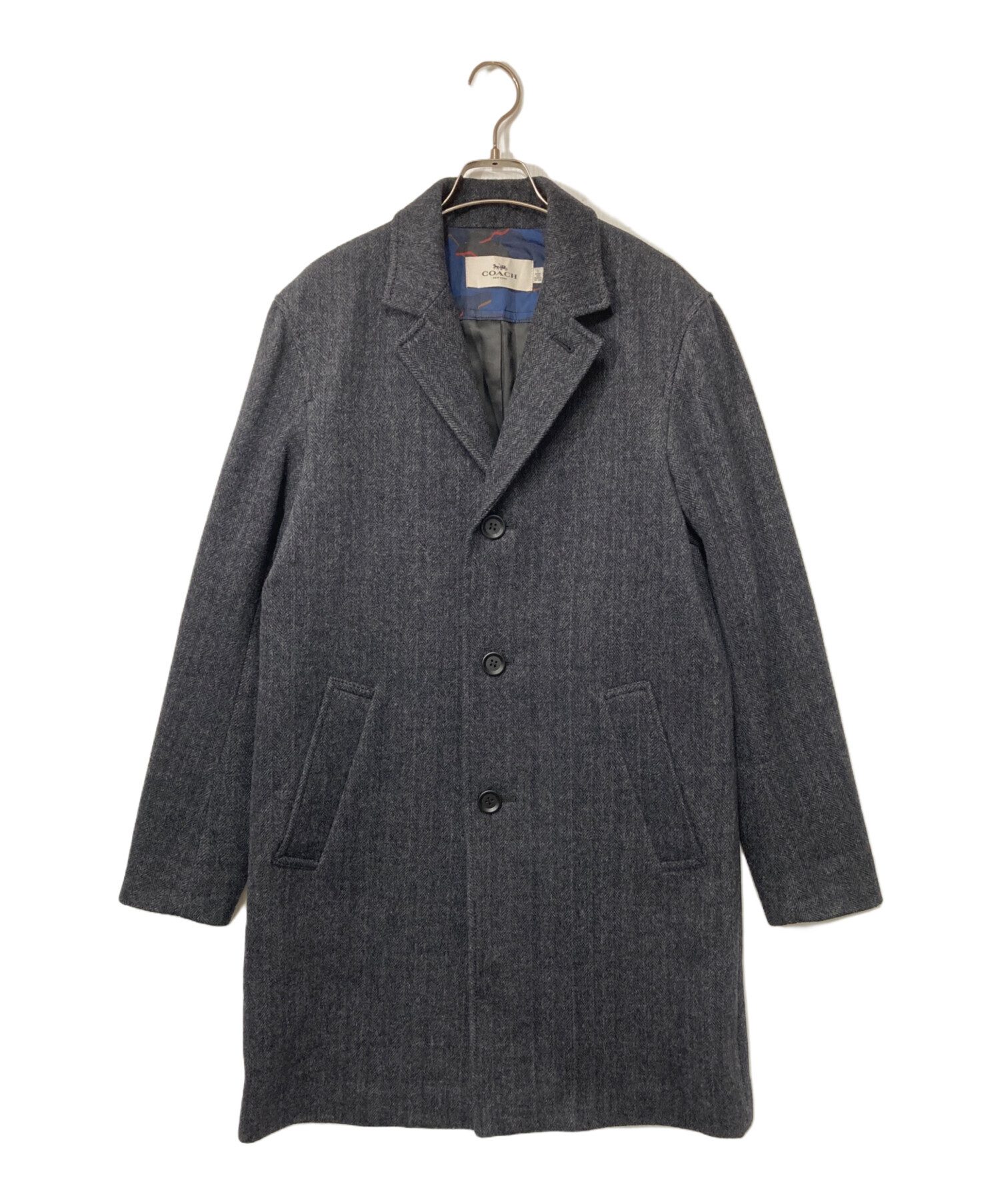 中古・古着通販】COACH (コーチ) エルボーパッチ ウールチェスター  