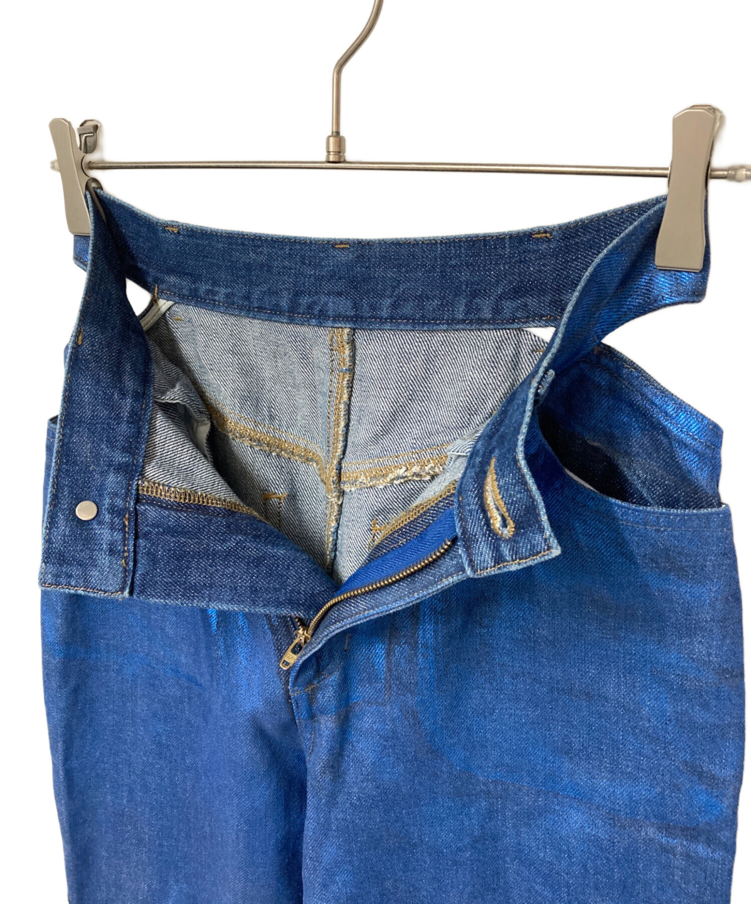 中古・古着通販】MAISON SPECIAL Side Cut Metallic Denim サイド 