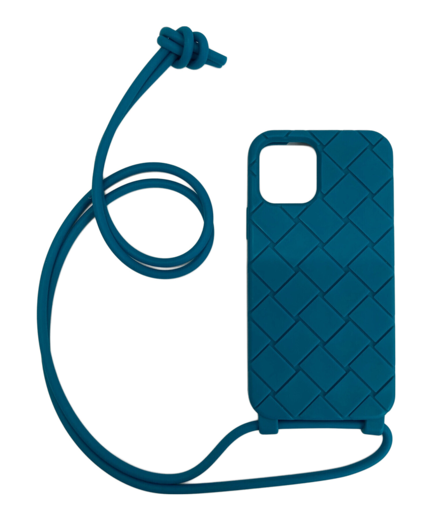 BOTTEGA VENETA シリコンケース iPhone14pro青 iPhone13 Promax