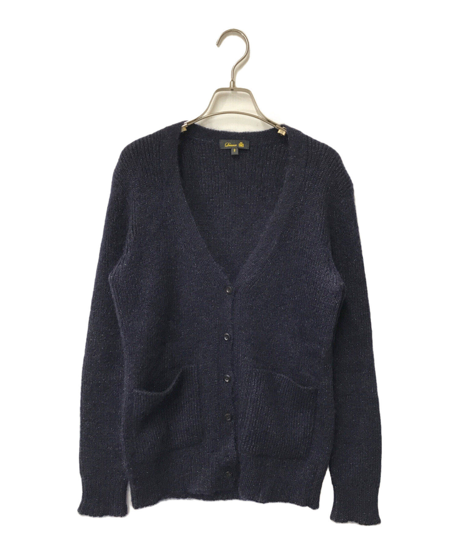 中古・古着通販】DRAWER (ドゥロワー) モヘヤシルク混カーディガン  