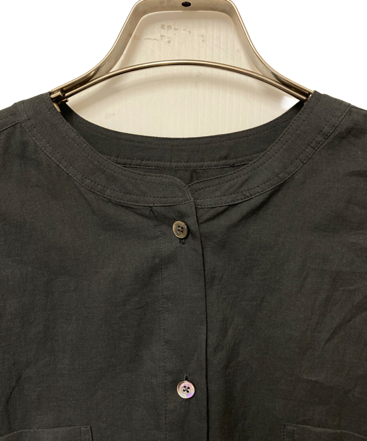 Phlannelフランネル コットン/シルクシャツ SIZE 0 新品未使用｜トップス