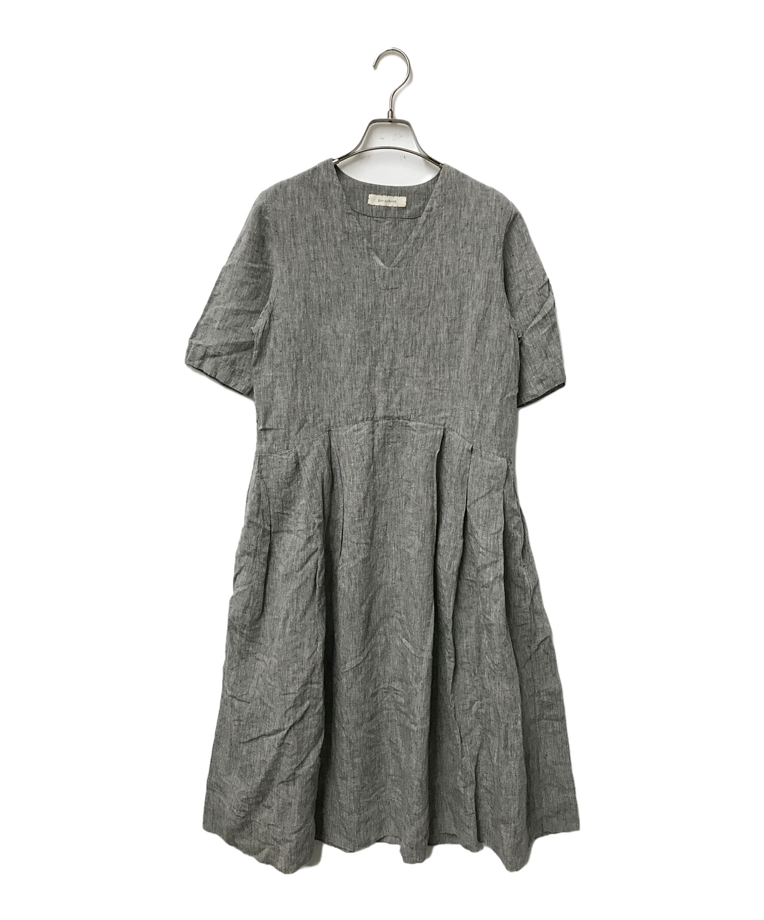 中古・古着通販】RAI ATELIER (ライアトリエ) リネンワンピース RAI  