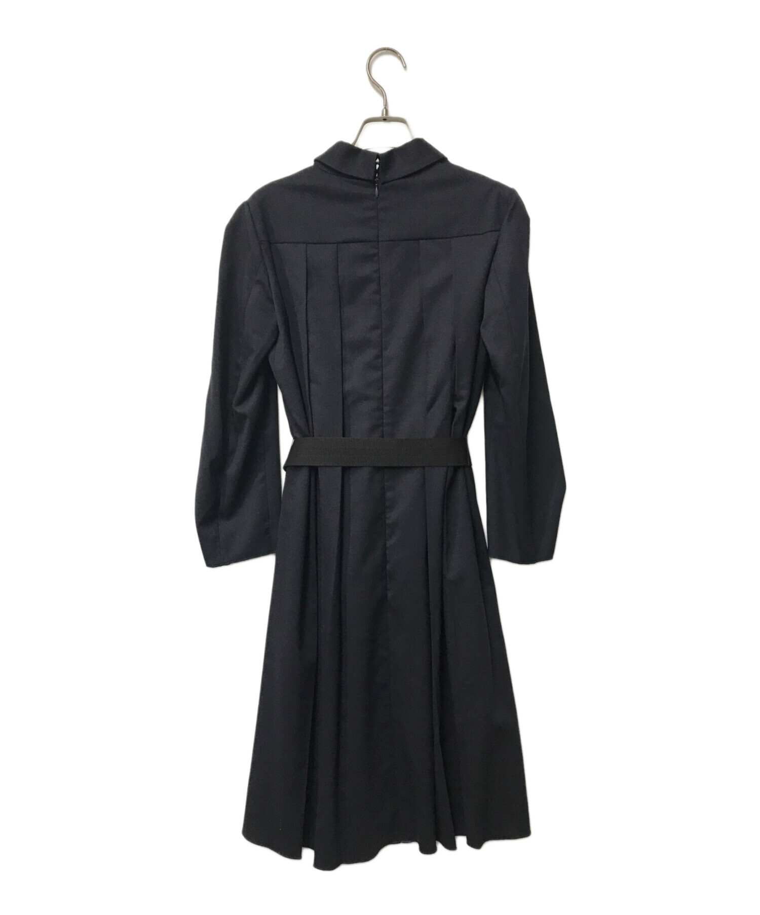 JIL ジルサンダーネイビー ワンピース SANDER NAVY ☆サイズ36