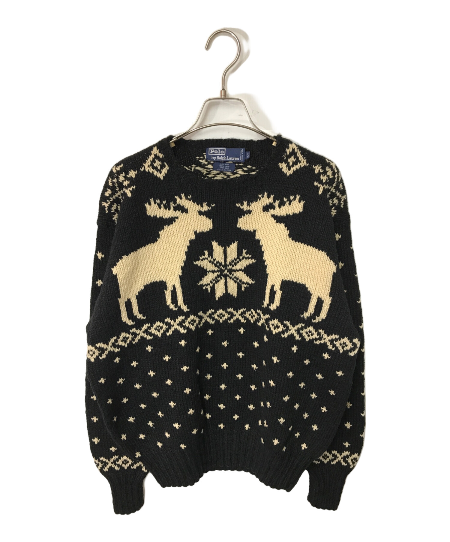 中古・古着通販】POLO RALPH LAUREN (ポロ・ラルフローレン) HAND KNIT 