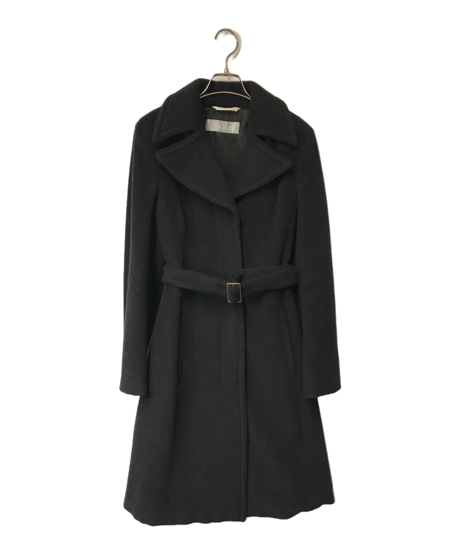 中古・古着通販】MaxMara (マックスマーラ) ウールベルテッドコート 
