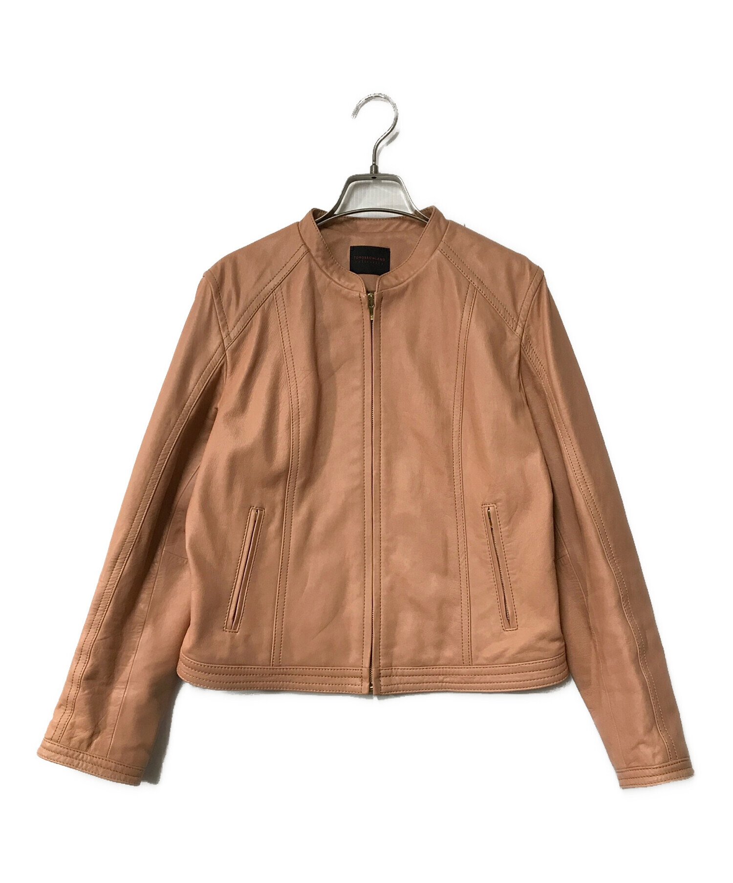 中古・古着通販】TOMORROW LAND (トゥモローランド) ラムレザージップ 