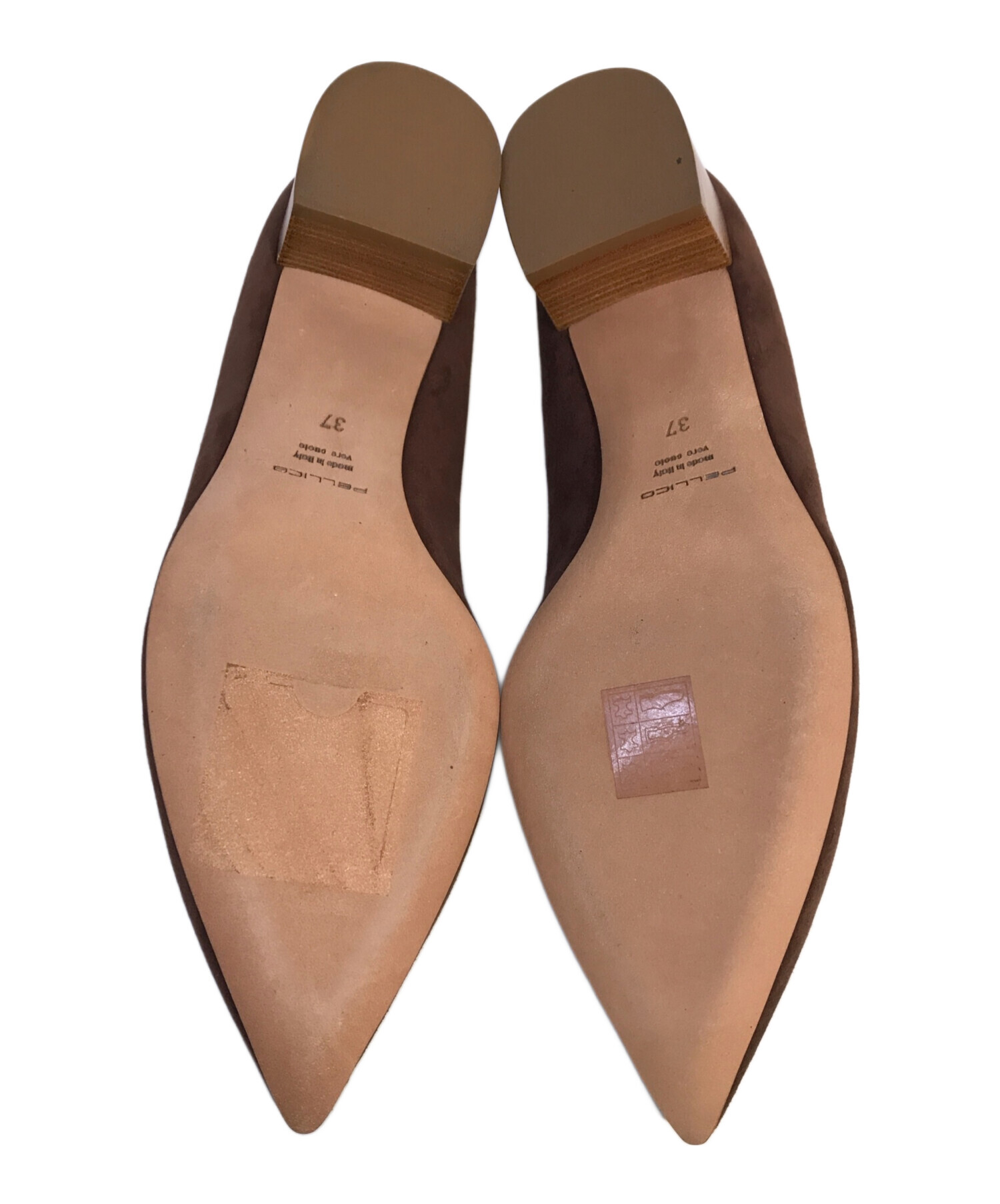 ペリーコ PELLICO スエード サンダル パンプス ハイヒール オープン