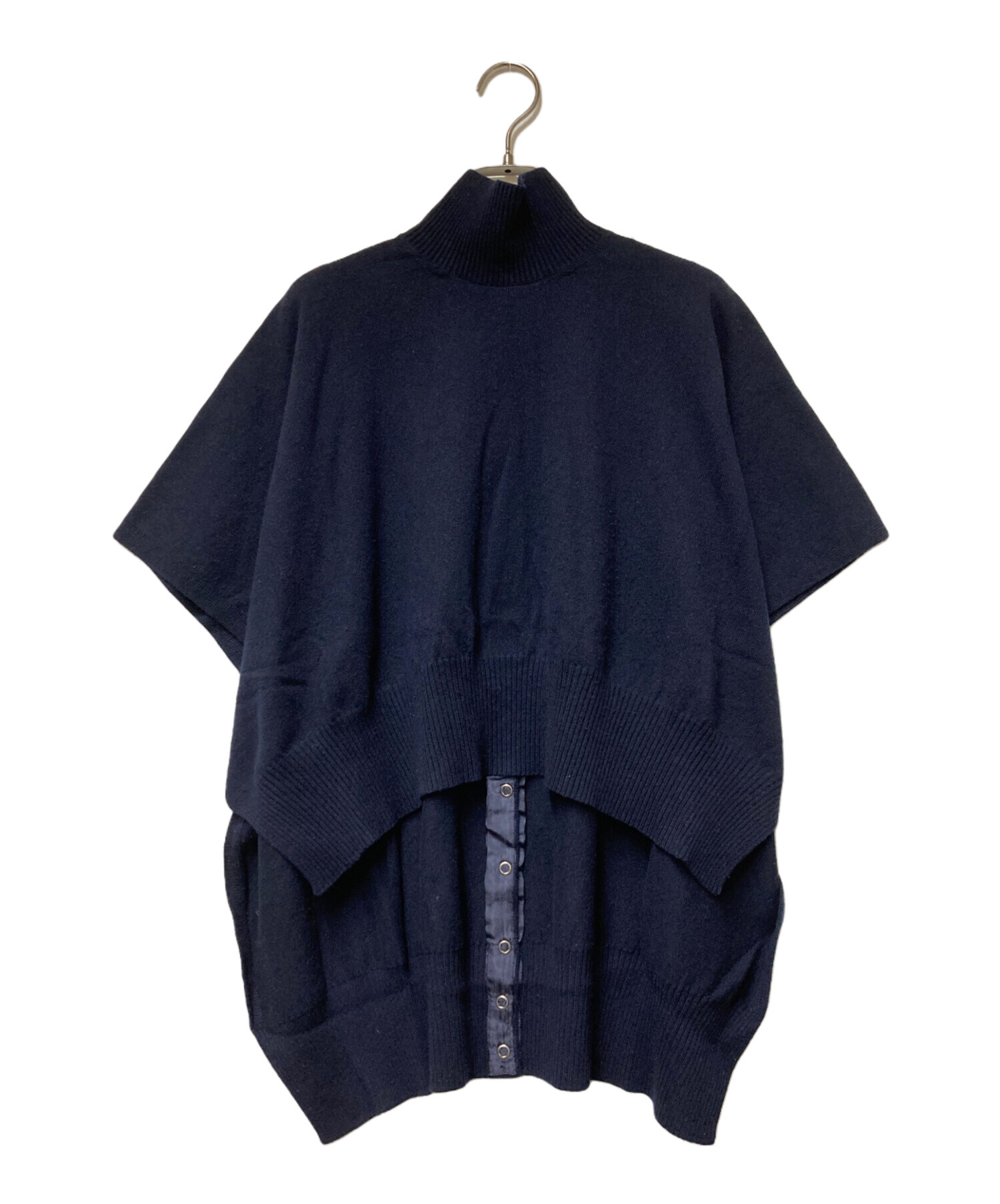 ルイヴィトン LOUIS VUITTON カシミア ニットポンチョ グレー S レディース