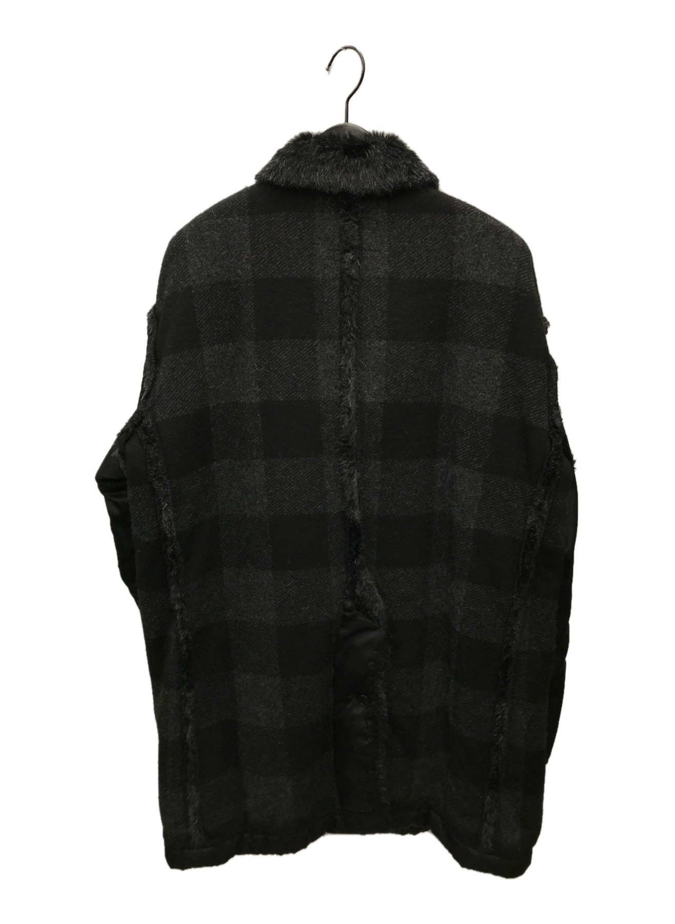 中古・古着通販】ZUCCA (ズッカ) 切替エコファージャケット ブラック 