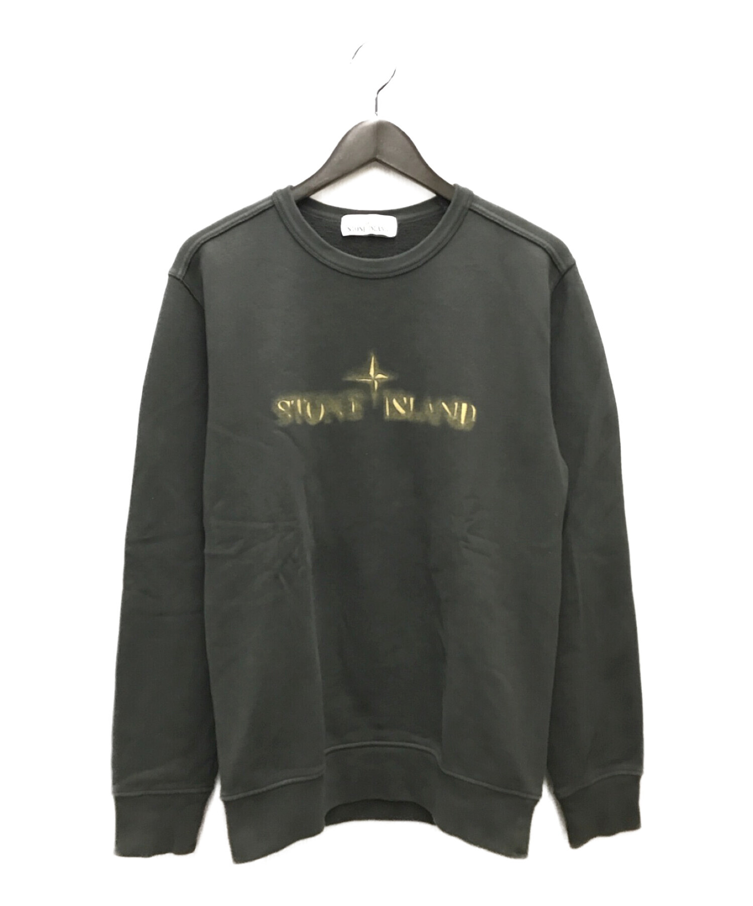 STONE ISLAND (ストーンアイランド) グラフィック・イレブンスウェットシャツ　トレーナー グレー サイズ:Ｍ