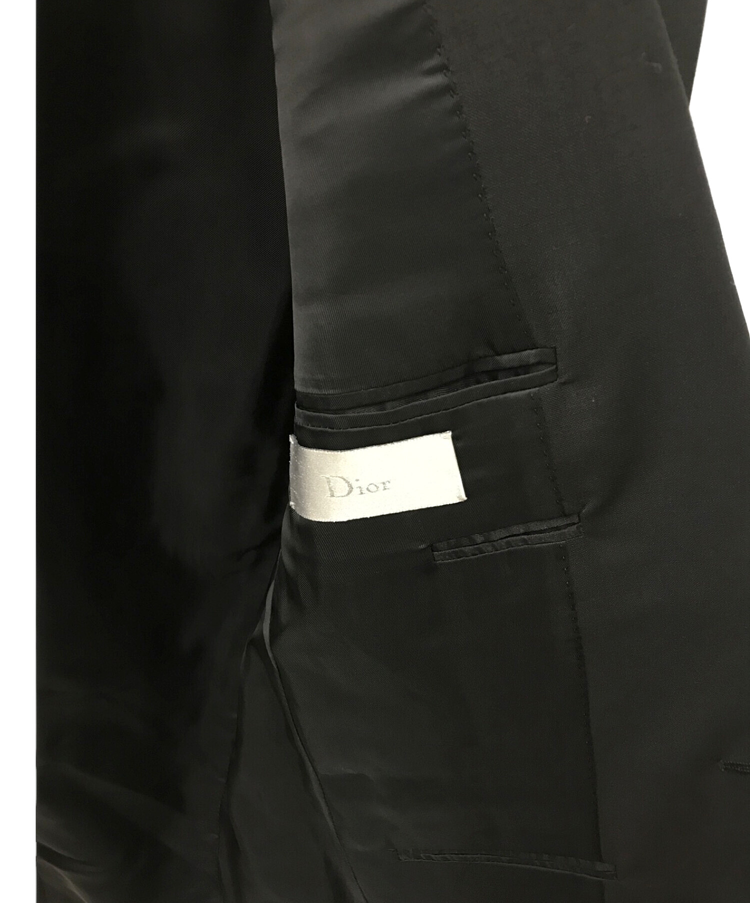 DIOR HOMME (ディオール オム) セットアップスーツ　テーラード　ジャケット　パンツ ブラック サイズ:SIZE 44