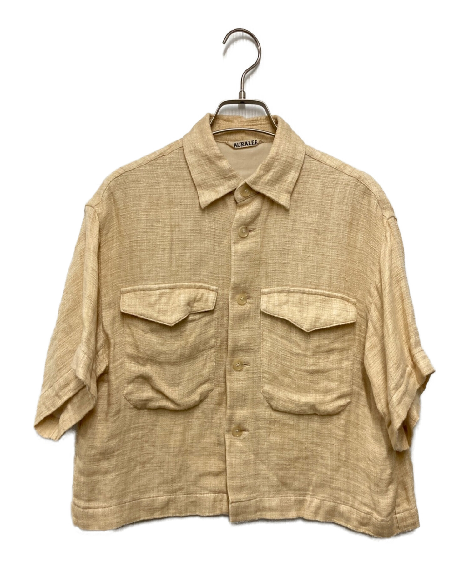 LINEN DOUBLE FACE HARF SLEEVED SHIRTS
