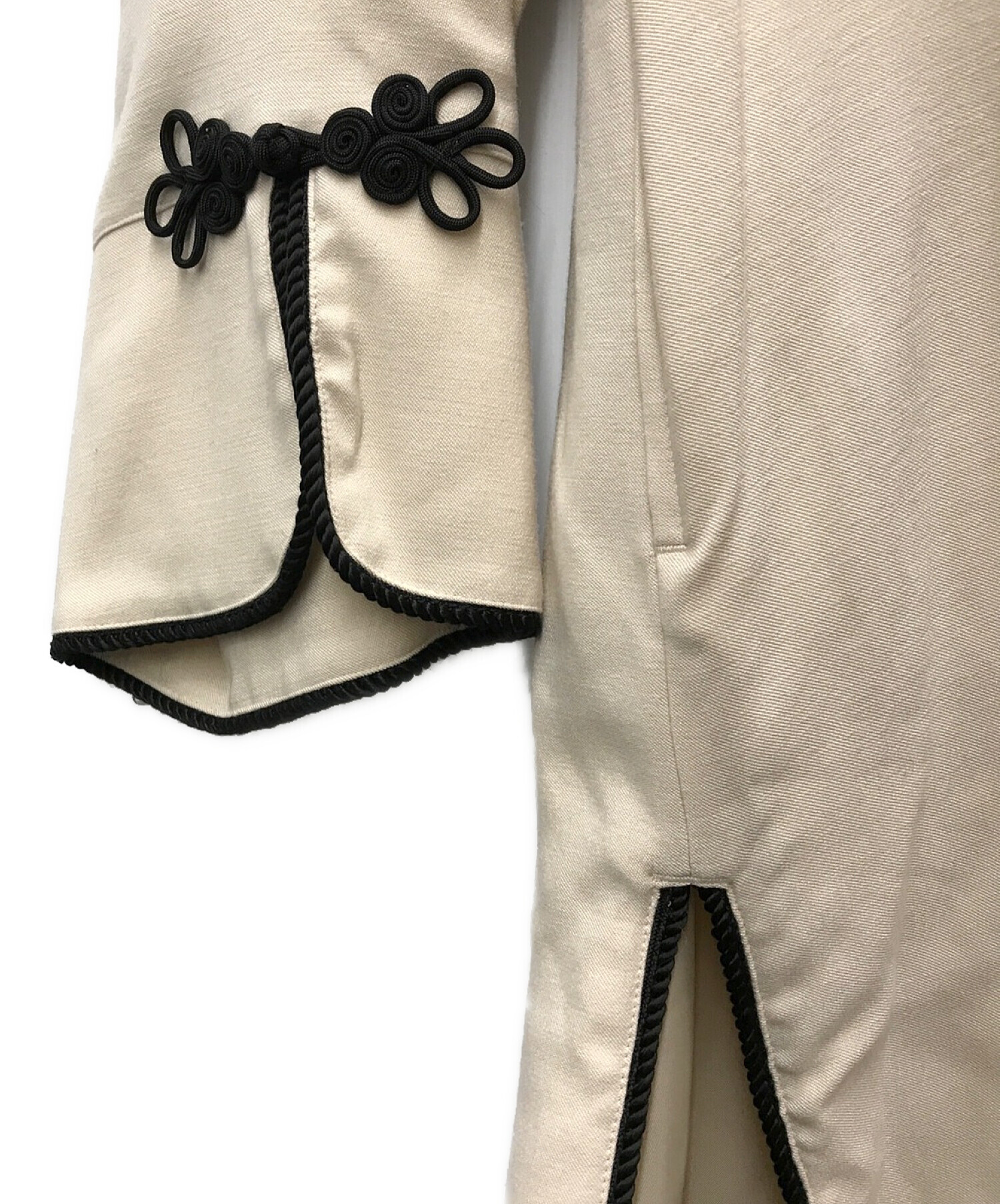 FUMIE TANAKA (フミエ タナカ) piping gown/パイピングガウン ベージュ サイズ:2