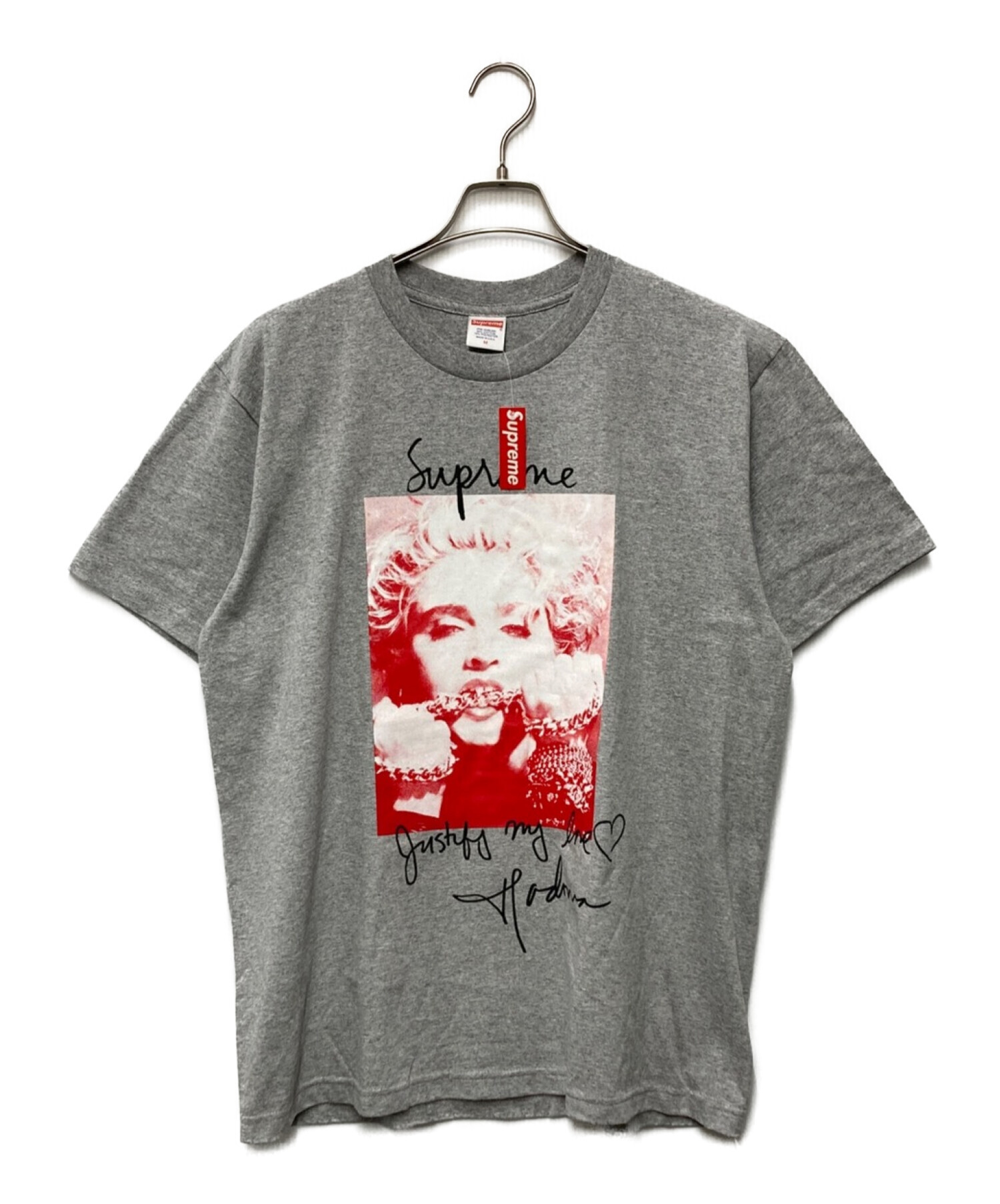 SUPREME (シュプリーム) 18AW Madonna Tee　マドンナTシャツ グレー サイズ:M 未使用品