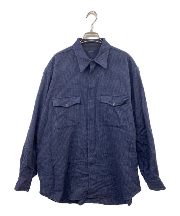 コモリCOMOLI カシミヤウールシャツW/CA CPOシャツ - その他
