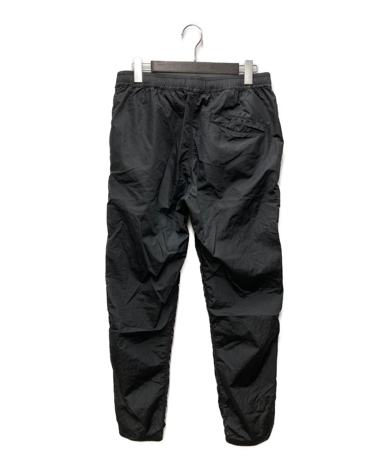 STONE ISLAND (ストーンアイランド) Nylon Metal Pants　ナイロンメタルジョガーパンツ ブラック サイズ:M