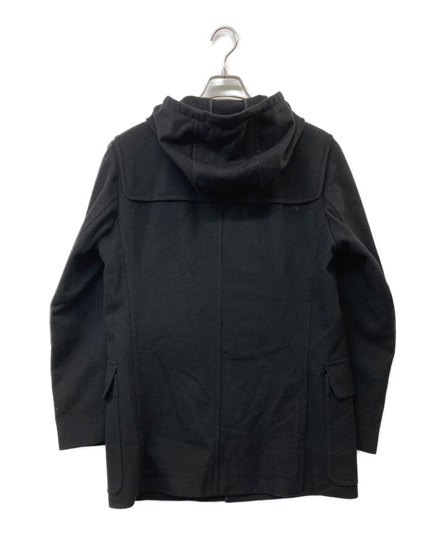 PRADA (プラダ) ウールフーデッドジャケット ブラック サイズ:44
