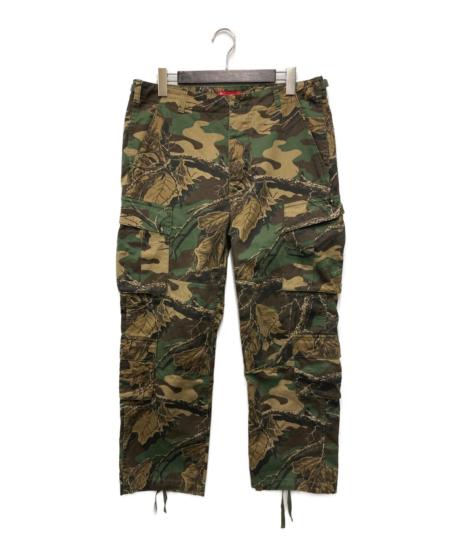 SUPREME (シュプリーム) 22AW Cargo Pant Branch Woodland Camo カモカーゴパンツ グリーン サイズ:32
