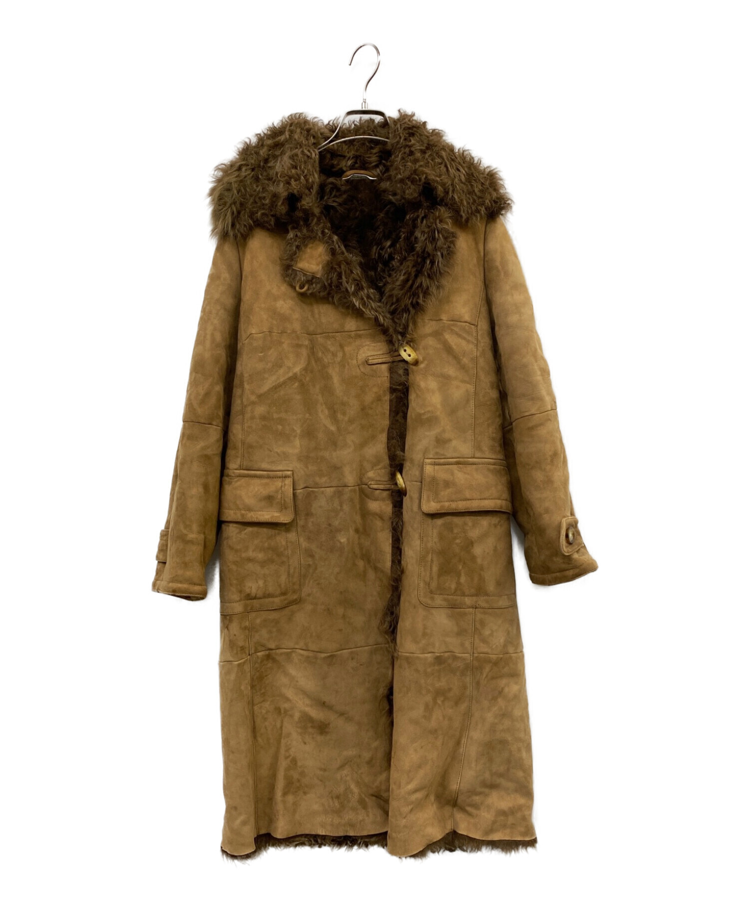 中古・古着通販】MaxMara (マックスマーラ) 白タグ ムートンファー 