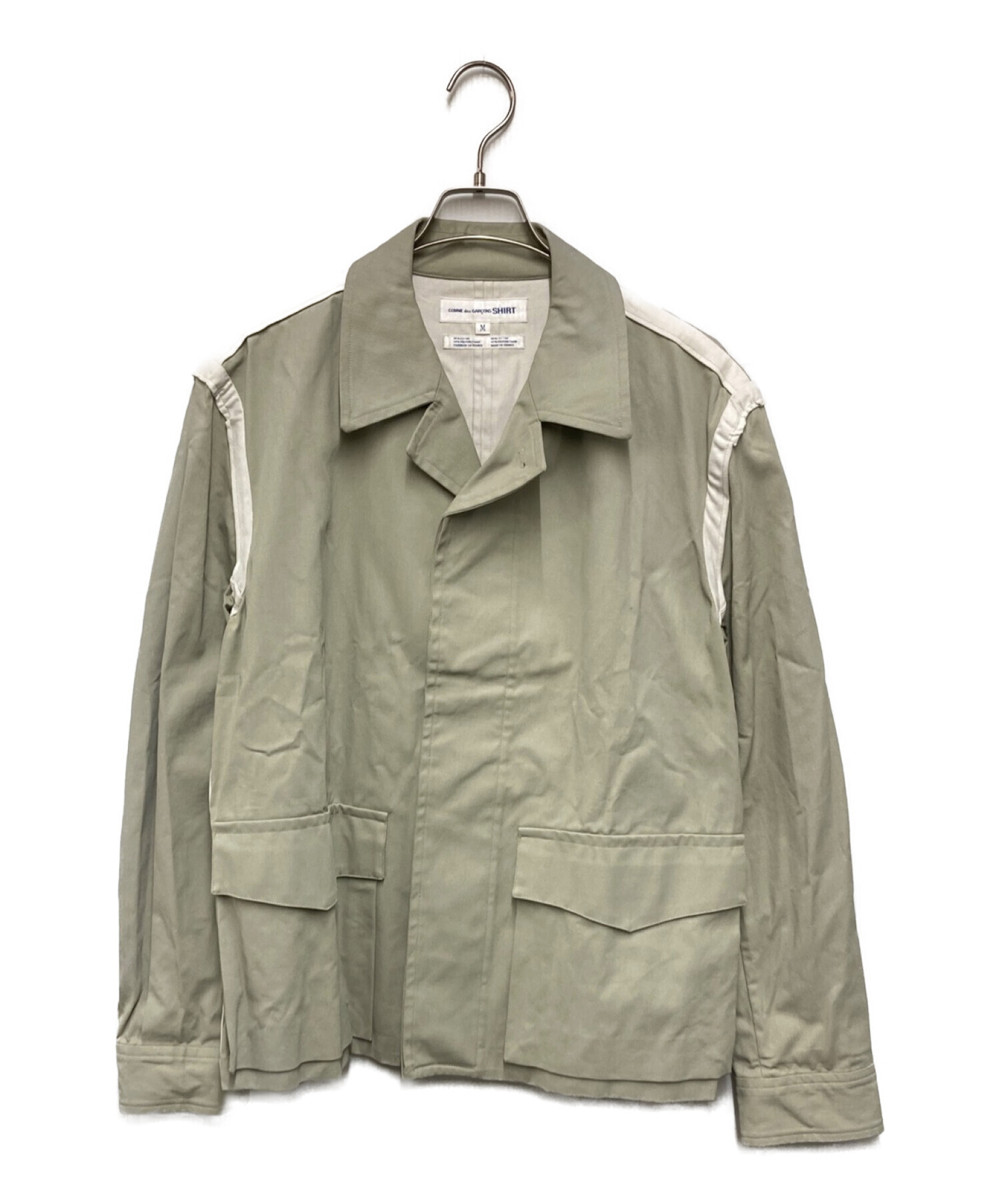 COMME des GARCONS SHIRT (コムデギャルソンシャツ) インサイドアウトデザインジャケット ミントグリーン サイズ:Ｍ