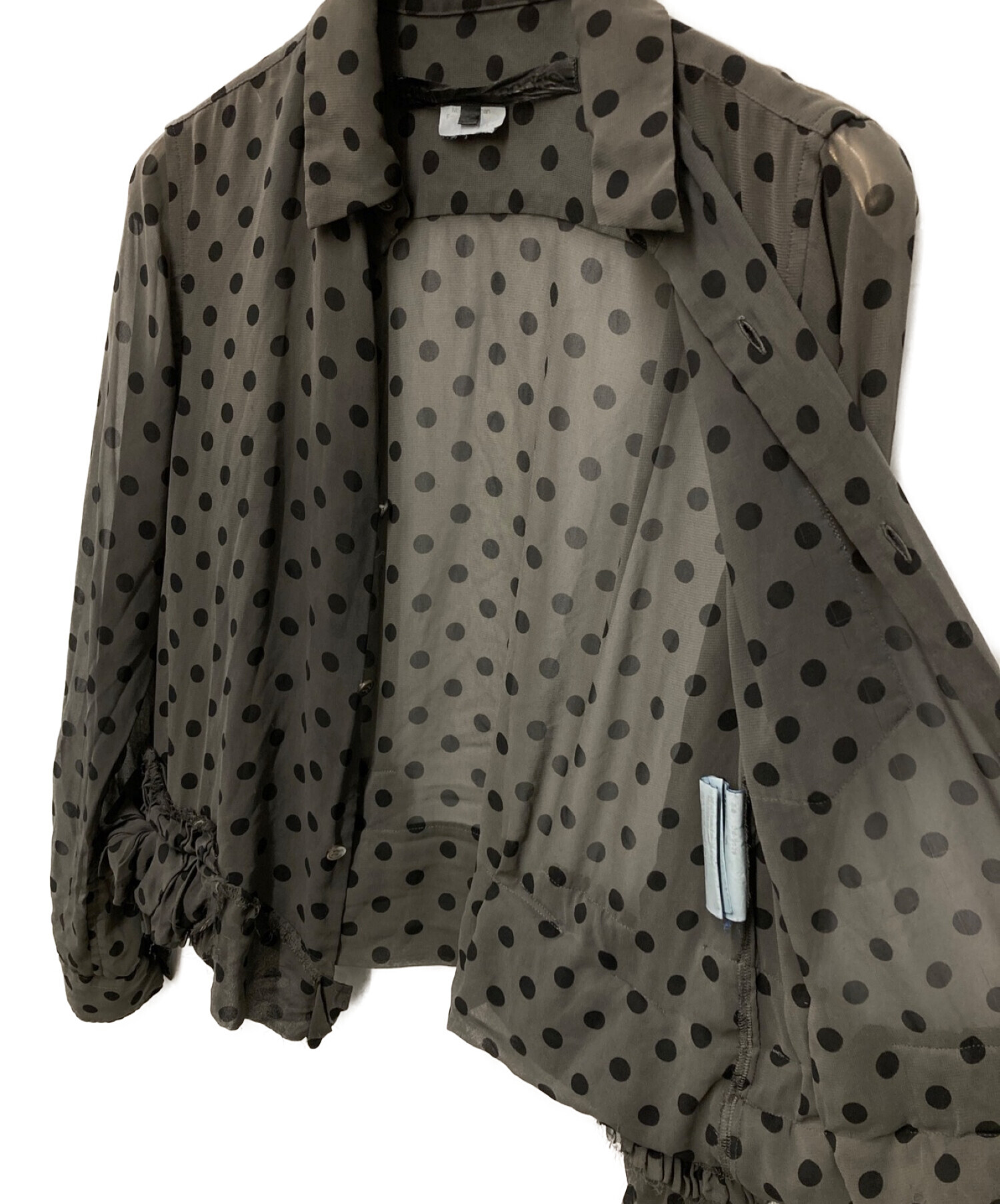 中古・古着通販】COMME des GARCONS (コムデギャルソン) ドット柄裾 