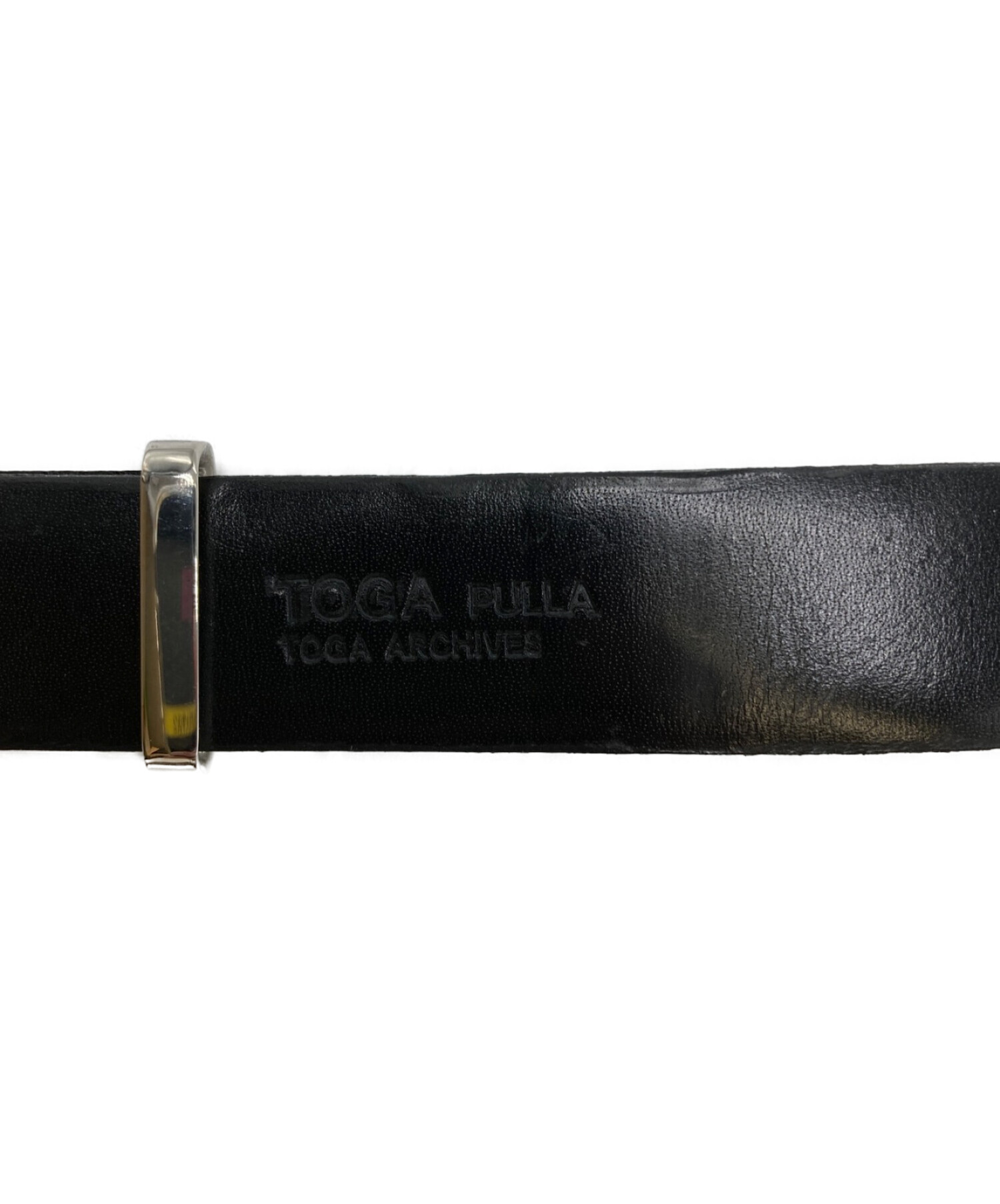 TOGA PULLA (トーガ プルラ) ウエスタンベルト ブラック