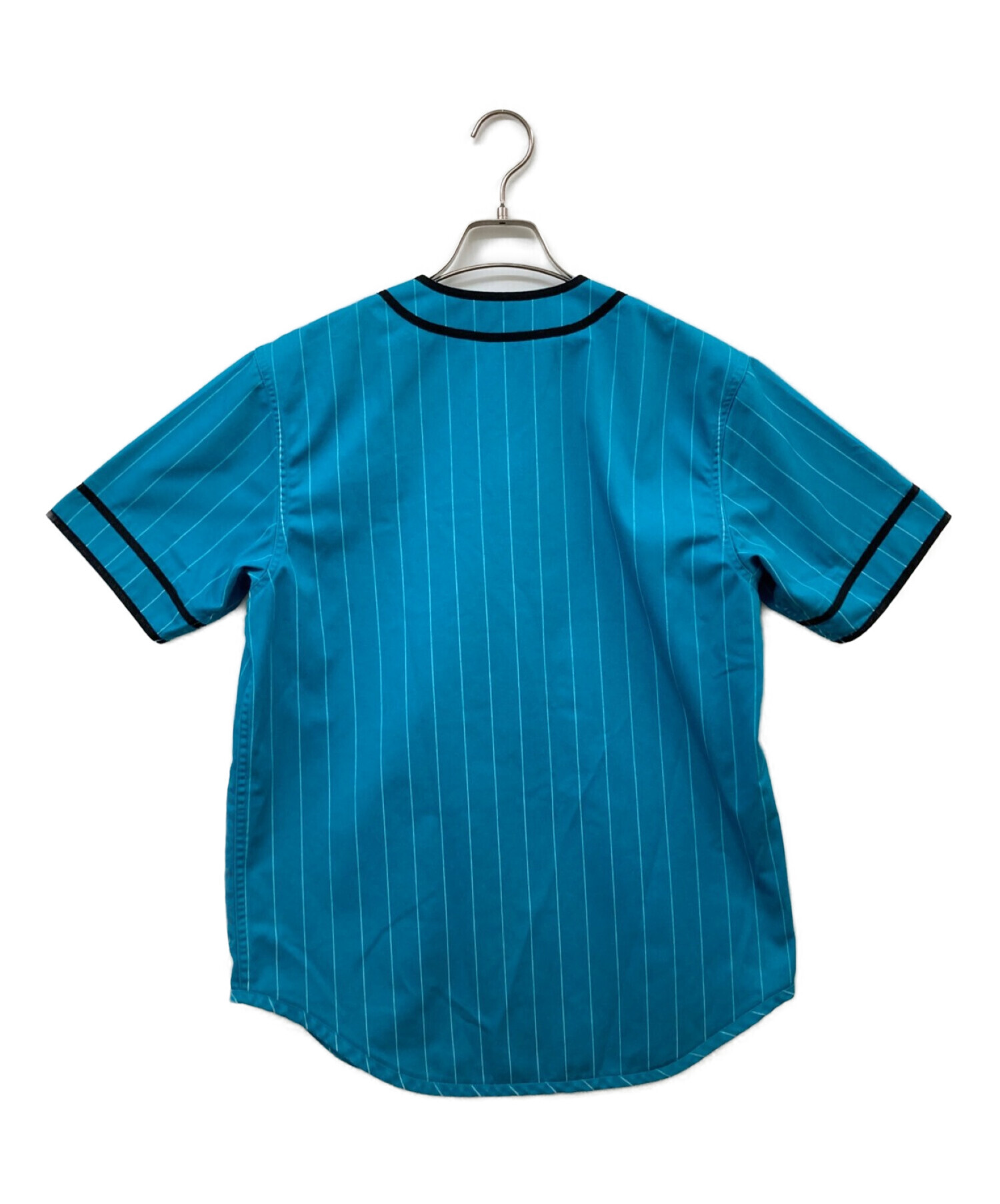 Supreme (シュプリーム) 12SS　baseball jersey ブルー サイズ:ｓ