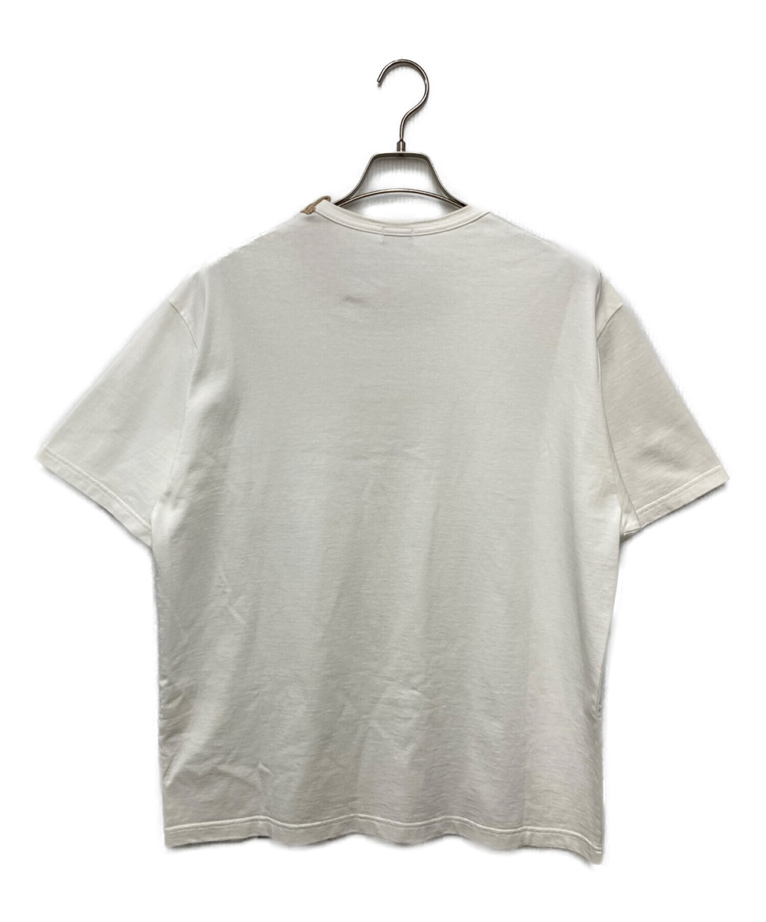 kolor/BEACON (カラービーコン) 20SS　度詰め天竺スプライスドニット切替Tシャツ ホワイト サイズ:2